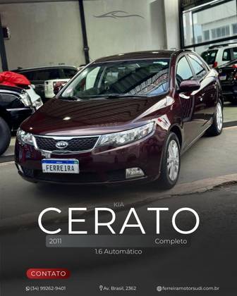KIA CERATO 1.6 E.221 SEDAN 16V GASOLINA 4P AUTOMÁTICO KIA CERATO 1.6 E.221 SEDAN 16V GASOLINA 4P AUTOMÁTICO